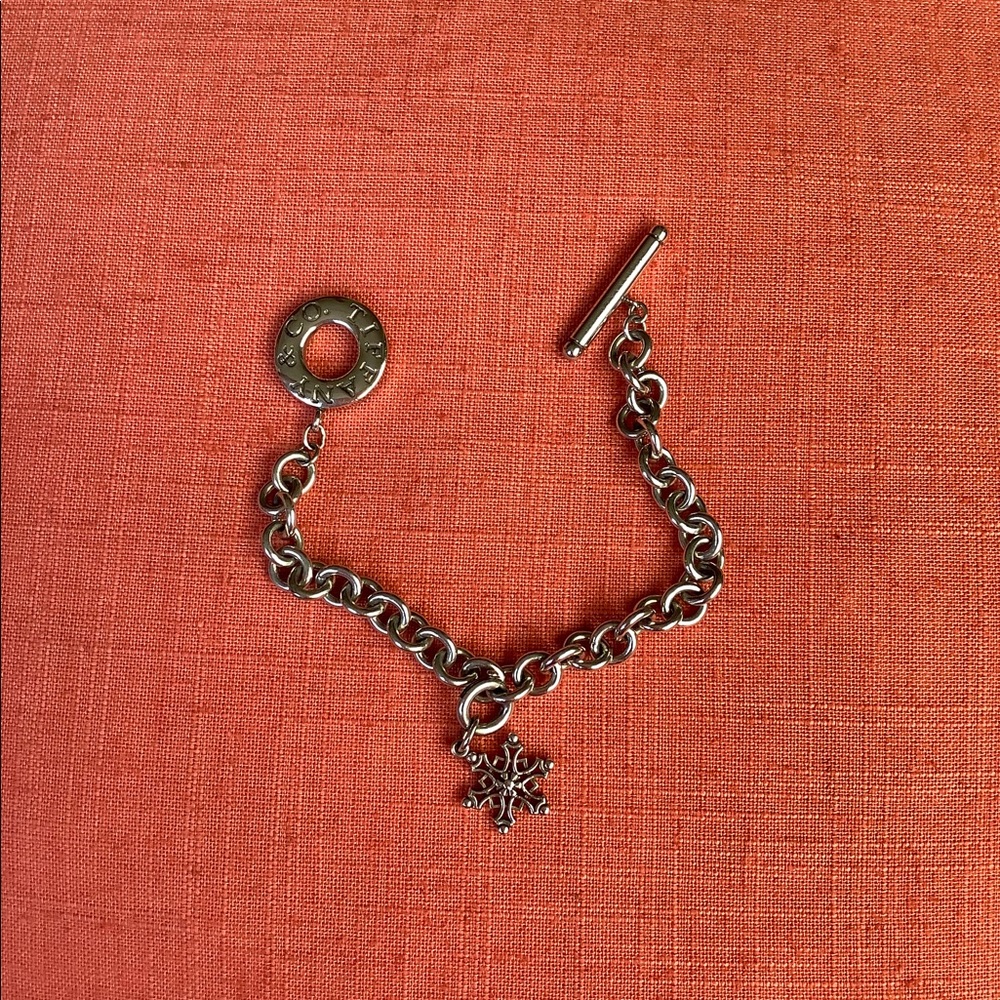 ❌ SOLD ❌ Tiffany Toggle Bracelet w/Snowflake Charm